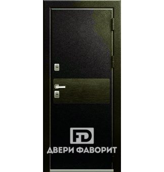 Металлическая дверь в коттедж, модель с цинкогрунтом и терморазрывом