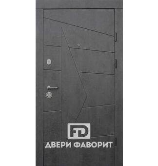 Стальная дверь в коттедж с терморазрывом, отделка МДФ