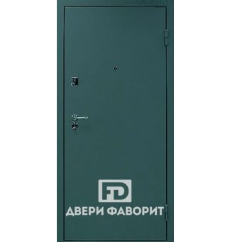 металлическая дверь с терморазрывом, окрашена цинкогрунтом