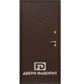 Офисная дверь с порошковым покрытием и филёнчатым МДФ