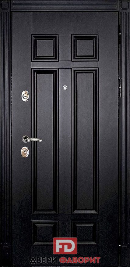 дверь в квартиру с МДФ отделкой