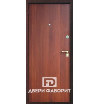 стальная дверь для квартиры с ламинированной панелью по дерево