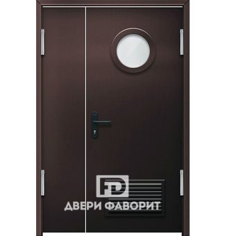 противопожарная двустворчатая дверь МД-1862