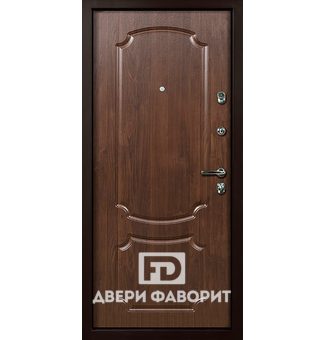 металлическая дверь в квартиру с мдф вид внутри