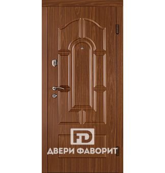 Дверь стальная в квартиру с МДФ