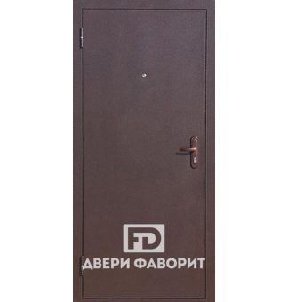 Дверь с покраской цинкогрунтом