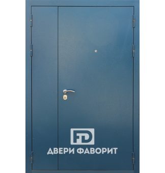 Дверь с цинкогрунтом (двустворчатая)
