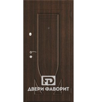 Стальная дверь с отделкой МДФ с двух сторон