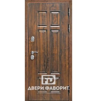 Дверь с отделкой МДФ под дерево