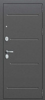 миниатюра - стальная дверь в квартиру с мдф и зеркалом - МД-216 - kv62
